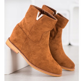 Sergio Todzi Elegantne čizme na klin smeđa 1