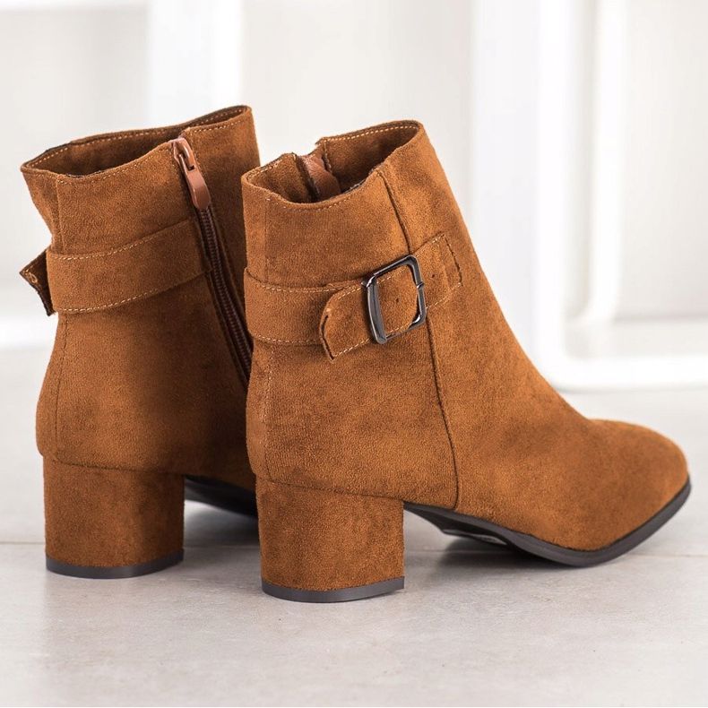 Sabatina Deve čizme s kopčom smeđa višebojan 1