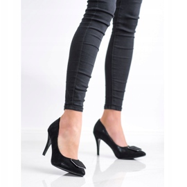 Goodin Pumpe s ukrasom crna 1