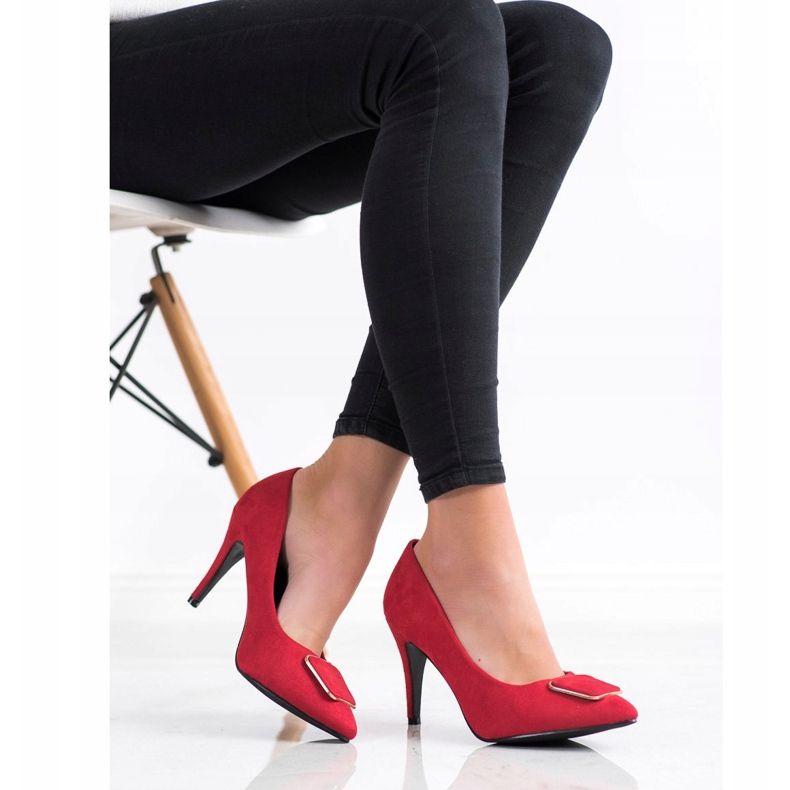 Goodin Pumpe s ukrasom crvena 1