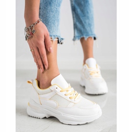 SHELOVET Klasične bijele tenisice bijela 2