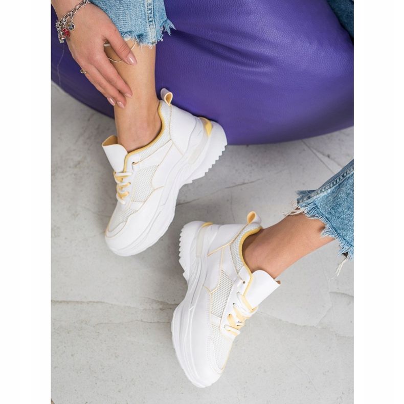 SHELOVET Klasične bijele tenisice bijela 1