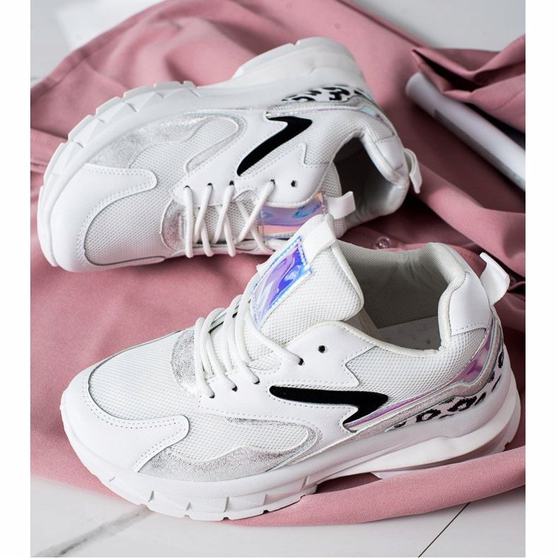 SHELOVET Udobne modne tenisice bijela 1