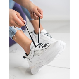 SHELOVET Udobne bijele tenisice bijela 1