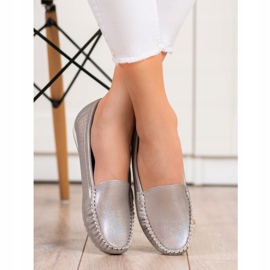 Goodin Sjajne elegantne mokasine zlatni 1