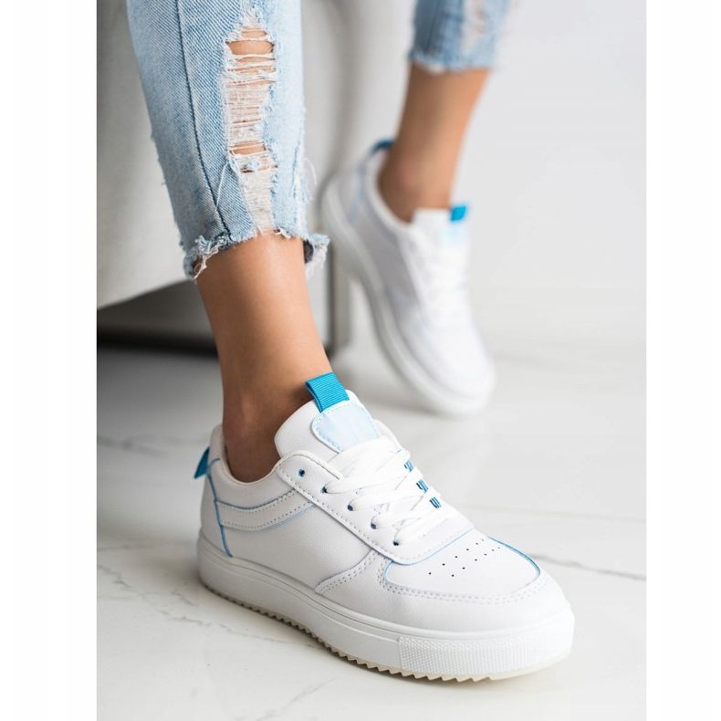 SHELOVET Sportske cipele od eko kože bijela 2