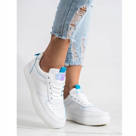 SHELOVET Sportske cipele od eko kože bijela 1