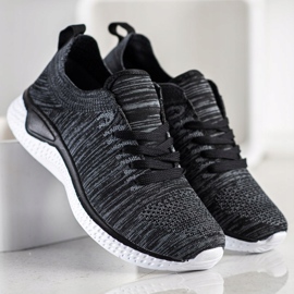 SHELOVET Sportske cipele na vezanje crna 2