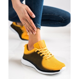 Bona Lagane sportske tenisice crna žuta boja 2