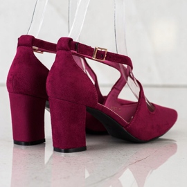 Elegantne pumpe Sergio Leone crvena višebojan 1