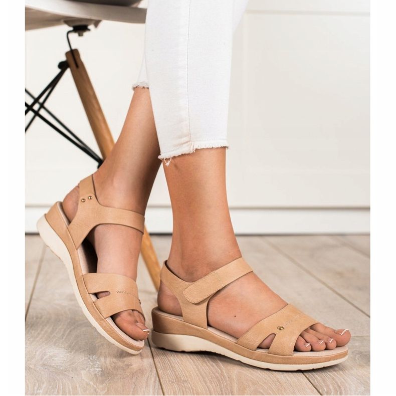 Udobne VINCEZA sandale smeđa 1