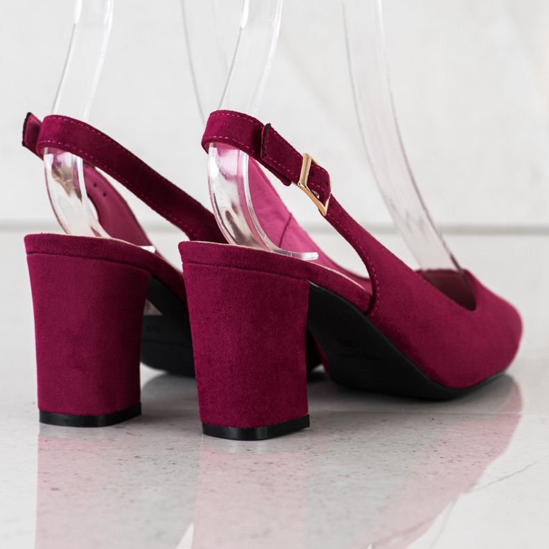 Pumpe s otvorenom petom Sergio Leone crvena višebojan 1