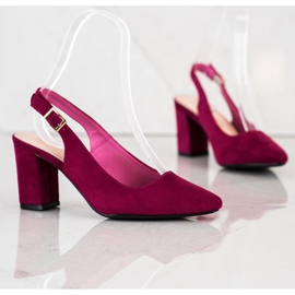 Pumpe s otvorenom petom Sergio Leone crvena višebojan 2