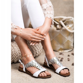 Modne sandale Sergio Leone bijela 1