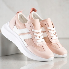 SHELOVET Sportske cipele na platformi ružičasta 2