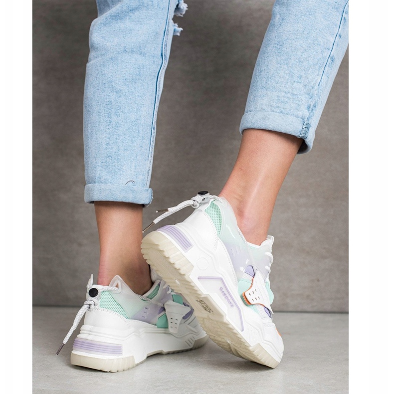 SHELOVET Šarene modne tenisice bijela višebojan 2