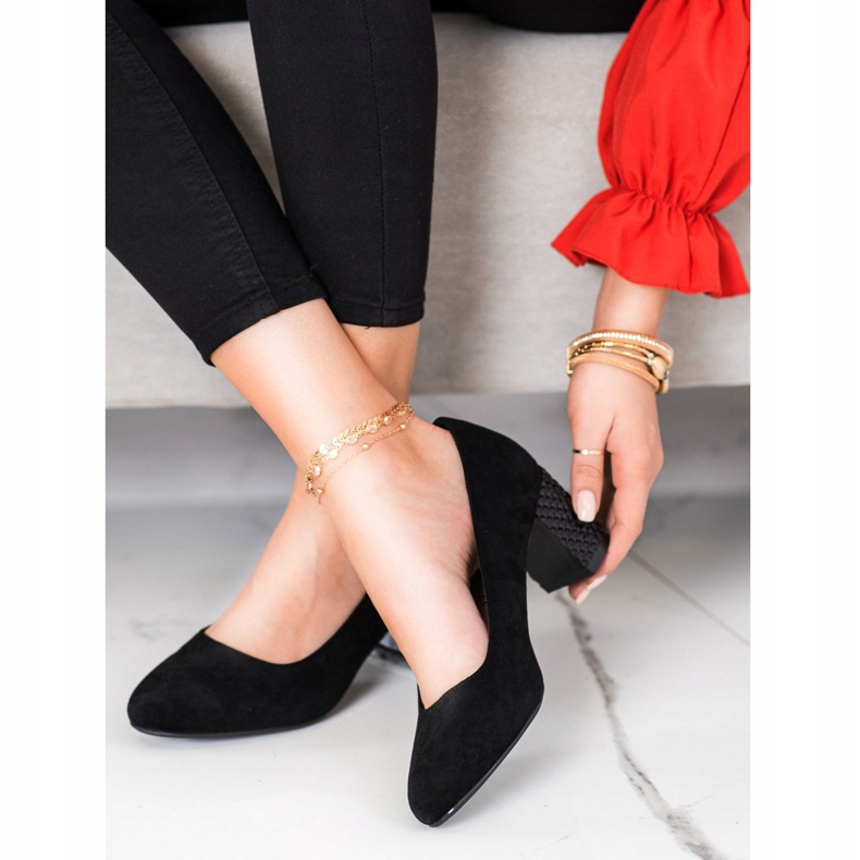 Klasične pumpe Sergio Leone crna 1