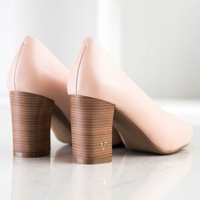 Pumpe s eko kožom VINCEZA ružičasta 1