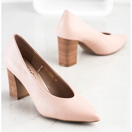 Pumpe s eko kožom VINCEZA ružičasta 2