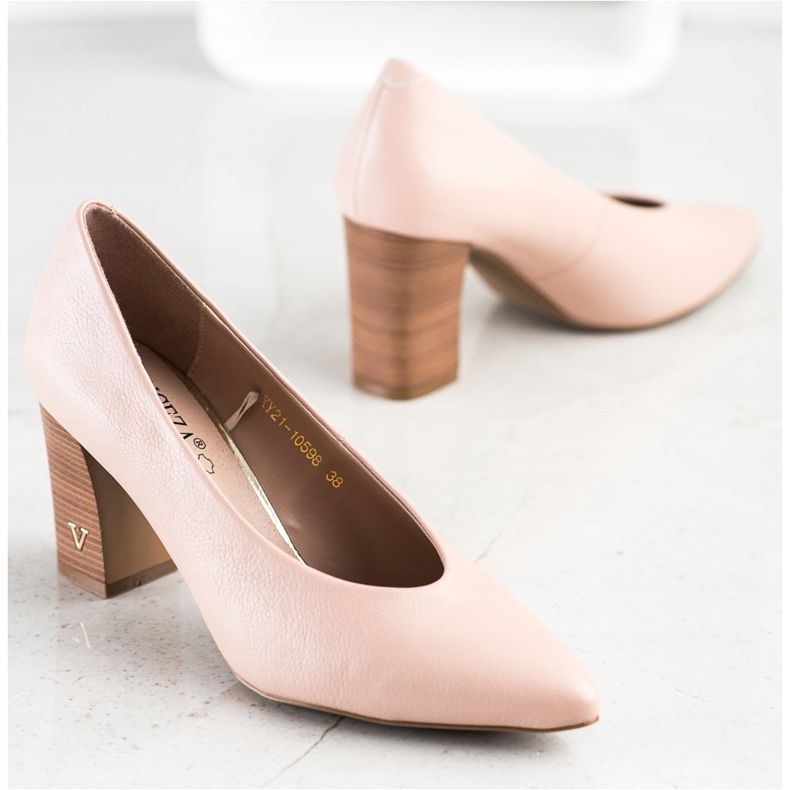 Pumpe s eko kožom VINCEZA ružičasta 2