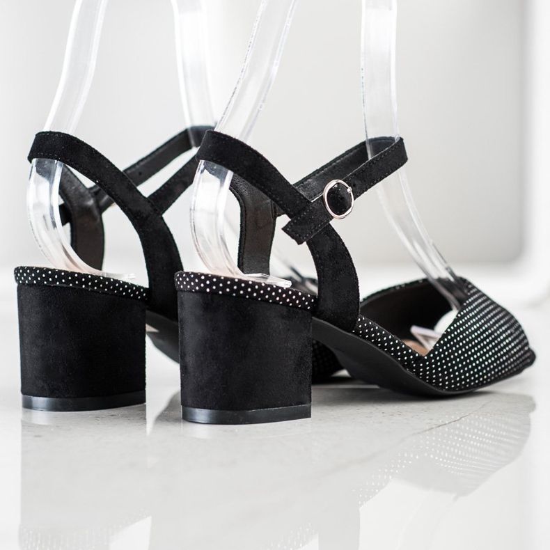 Crne sandale na šanku Sergio Leone crno 1