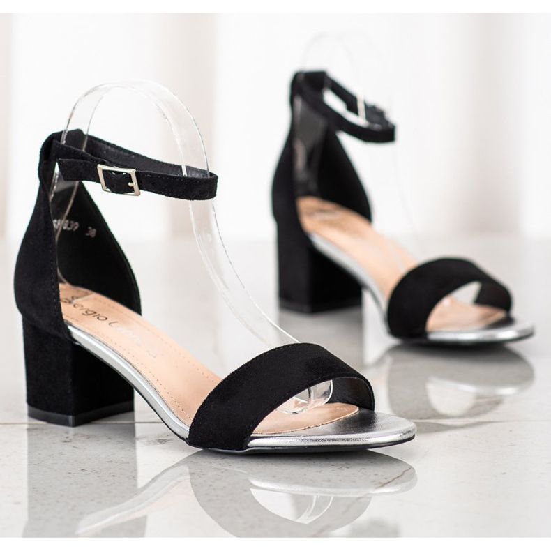 Sandale na šanku Sergio Leone crno 1