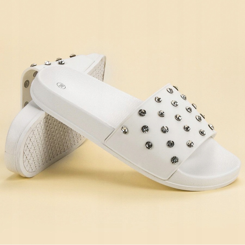 SHELOVET Udobne ženske papuče bijela 1