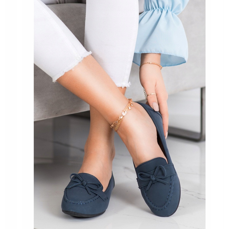 Diamantique Loaferi od eko kože plava 2