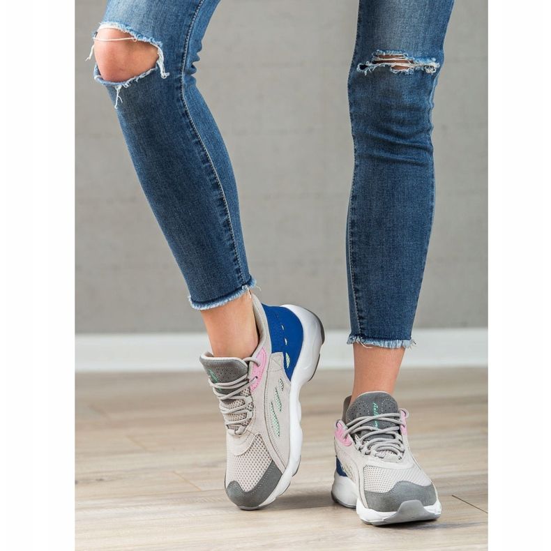 Ax Boxing Udobne sportske cipele siva višebojan 2