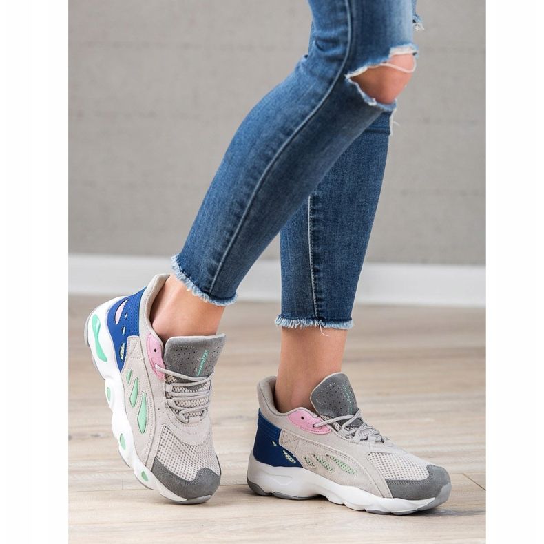 Ax Boxing Udobne sportske cipele siva višebojan 1