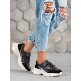 Vinceza Sportske cipele na vezanje crna 1