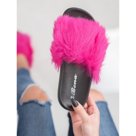 SHELOVET Elegantne papuče ljubičasta 1