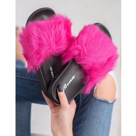 SHELOVET Elegantne papuče ljubičasta 2