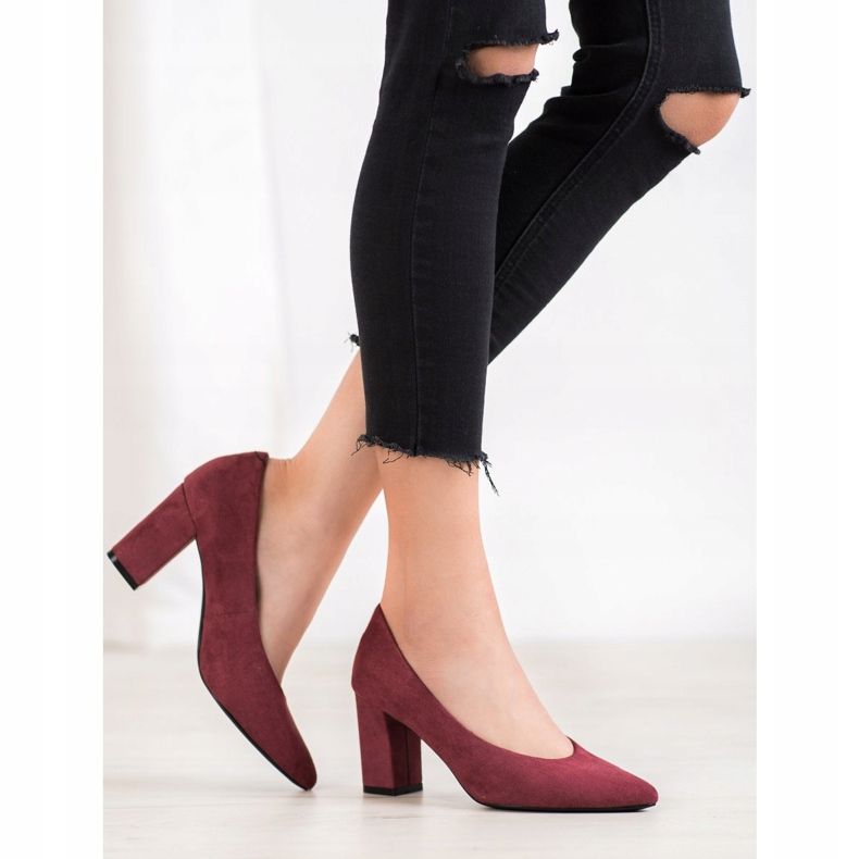 W. Potocki Pumpe sa sjajem crvena 1