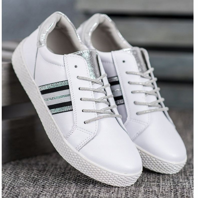 Filippo Kožne cipele na platformi bijela 2