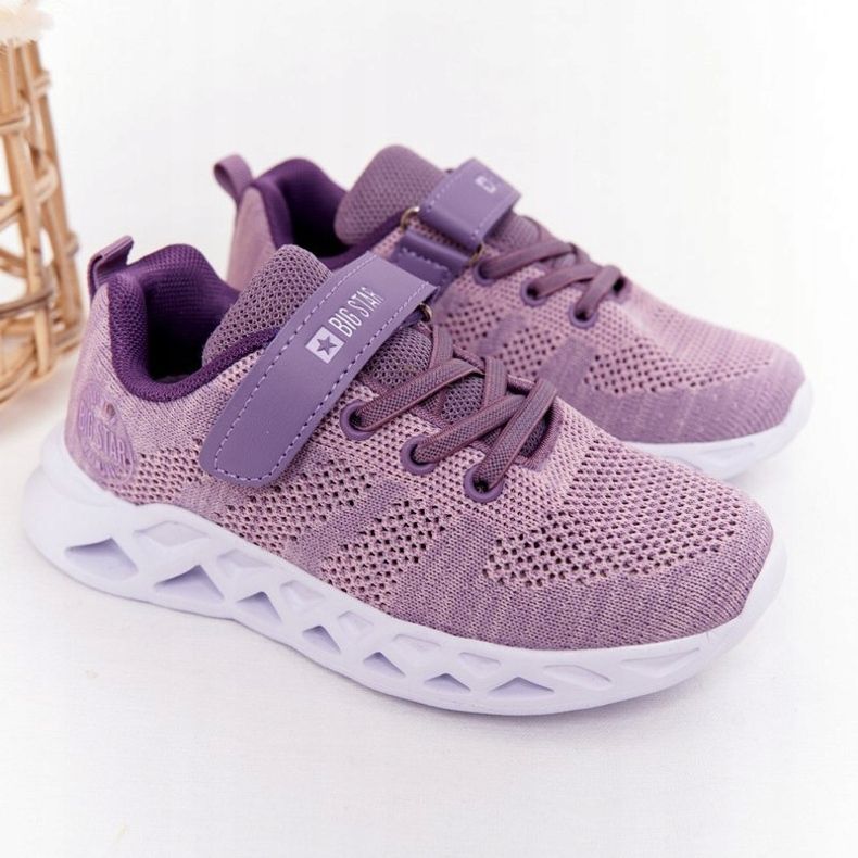 Dječje sportske cipele Tenisice Big Star HH374183 Violet ljubičasta 1