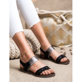 Sergio Leone sandale na klizanje crno 2