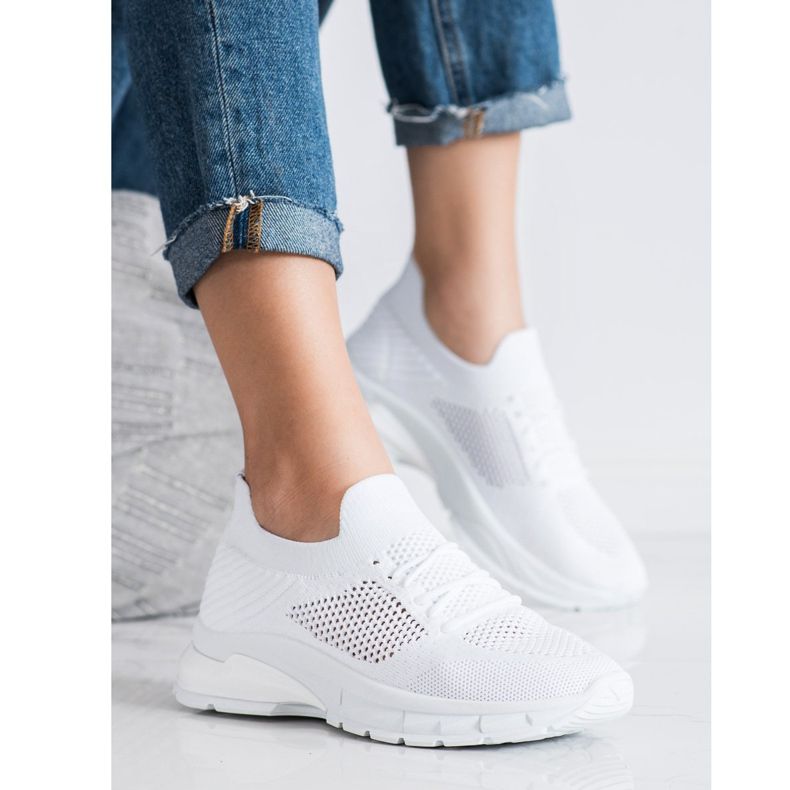 Filippo Ažurne tenisice na vezanje bijela 1