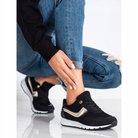 SHELOVET Crne sportske cipele crno 2