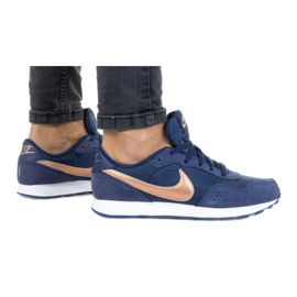 Cipele Nike Md Valiant (GS) Jr CN8558-401 tamnoplava zlatni 6