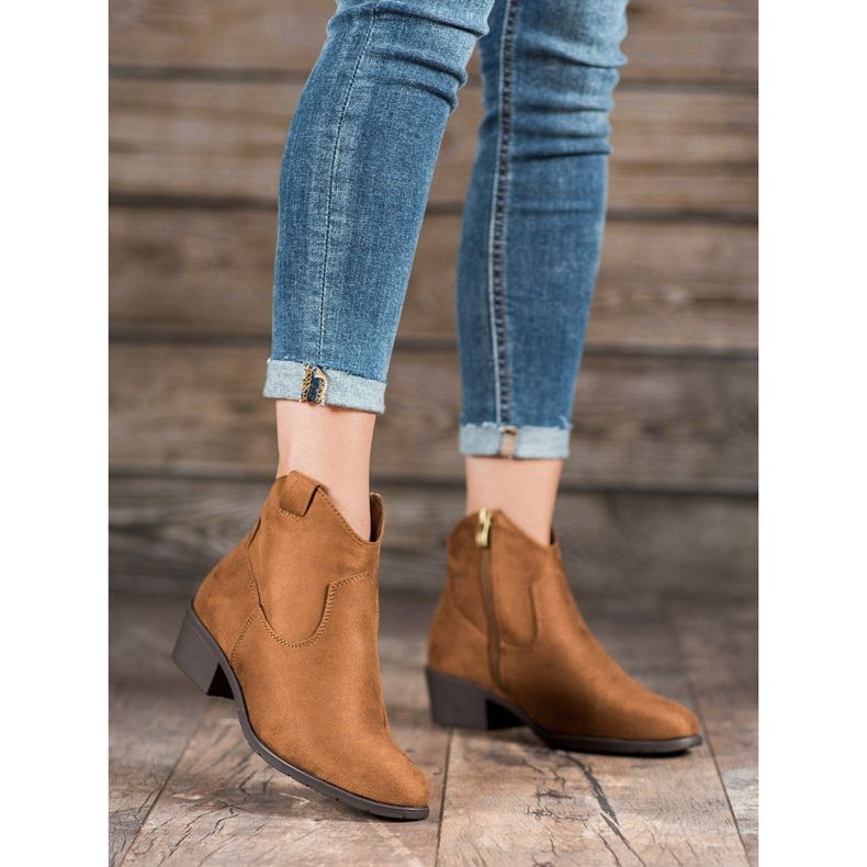 Filippo Kaubojske čizme od antilopa smeđa 2