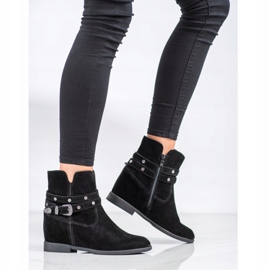 Filippo Ukrašene kožne čizme crno 1