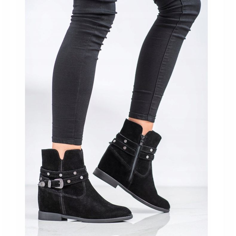 Filippo Ukrašene kožne čizme crno 1