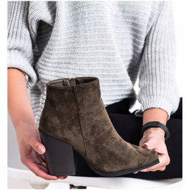 Marquiz Čizme na širokom postu zelena 2