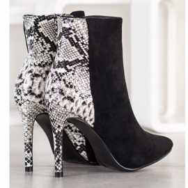 Small Swan Sexy Pin Snake Print crna 1