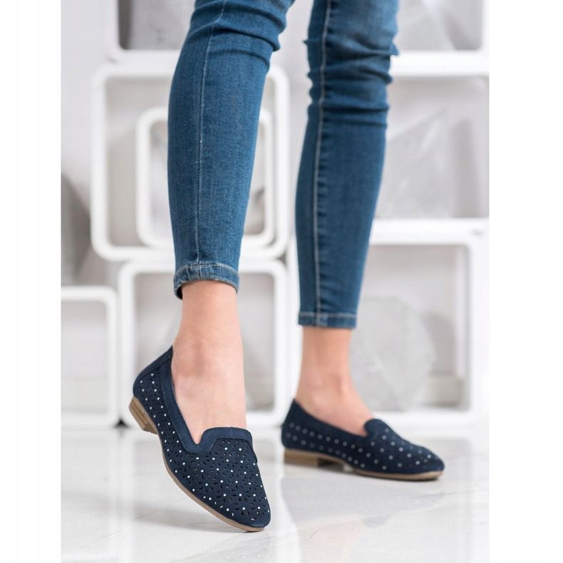 Filippo Kožni lordovi s kubnim cirkonijem tamnoplava 1