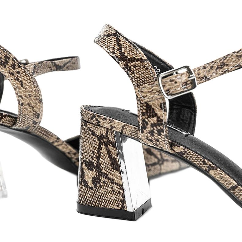 Crpke u uzorku zmijske kože na bloku Anita bež 1