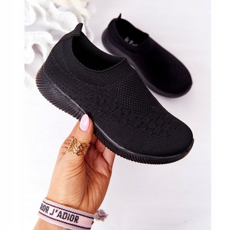EVE Dječje sportske cipele Slip-On Black School Trip crna 2