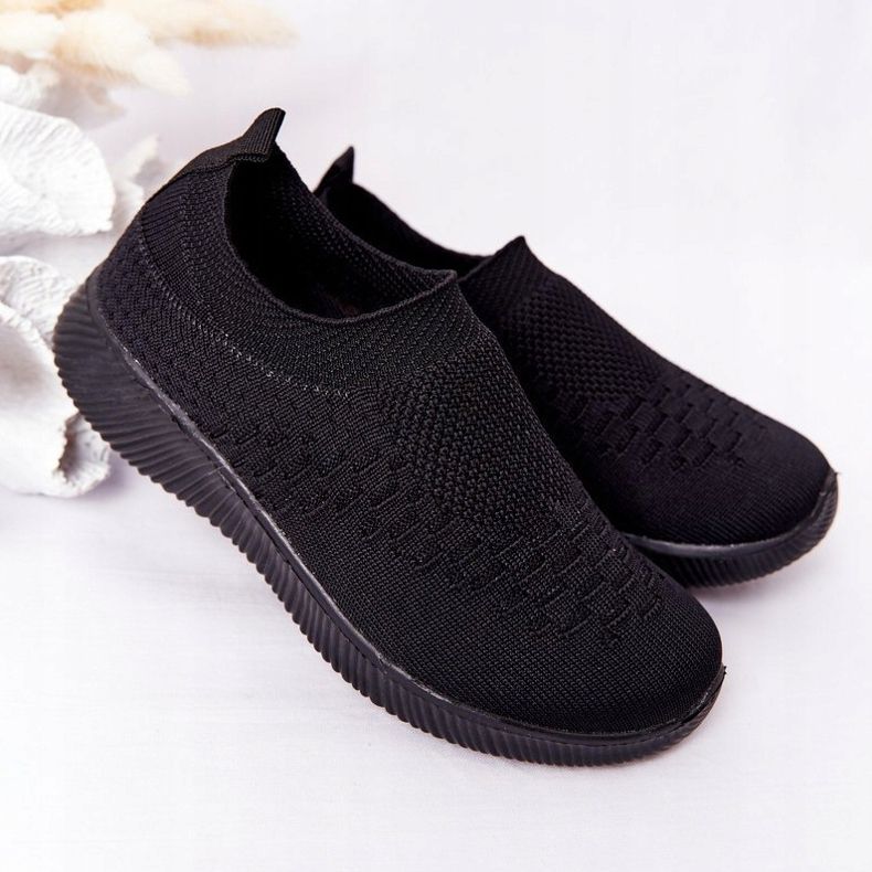EVE Dječje sportske cipele Slip-On Black School Trip crna 1