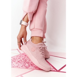 Ženske sportske cipele Memory Foam Big Star HH274299 Pink ružičasta 1